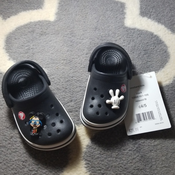 black crocs for toddlers